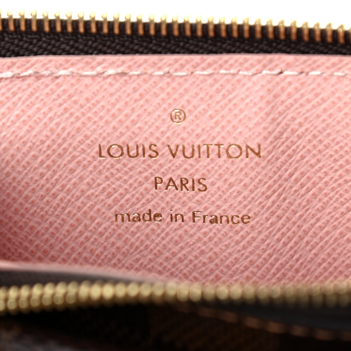Damier Ebene Recto Verso Card Holder Rose Ballerine