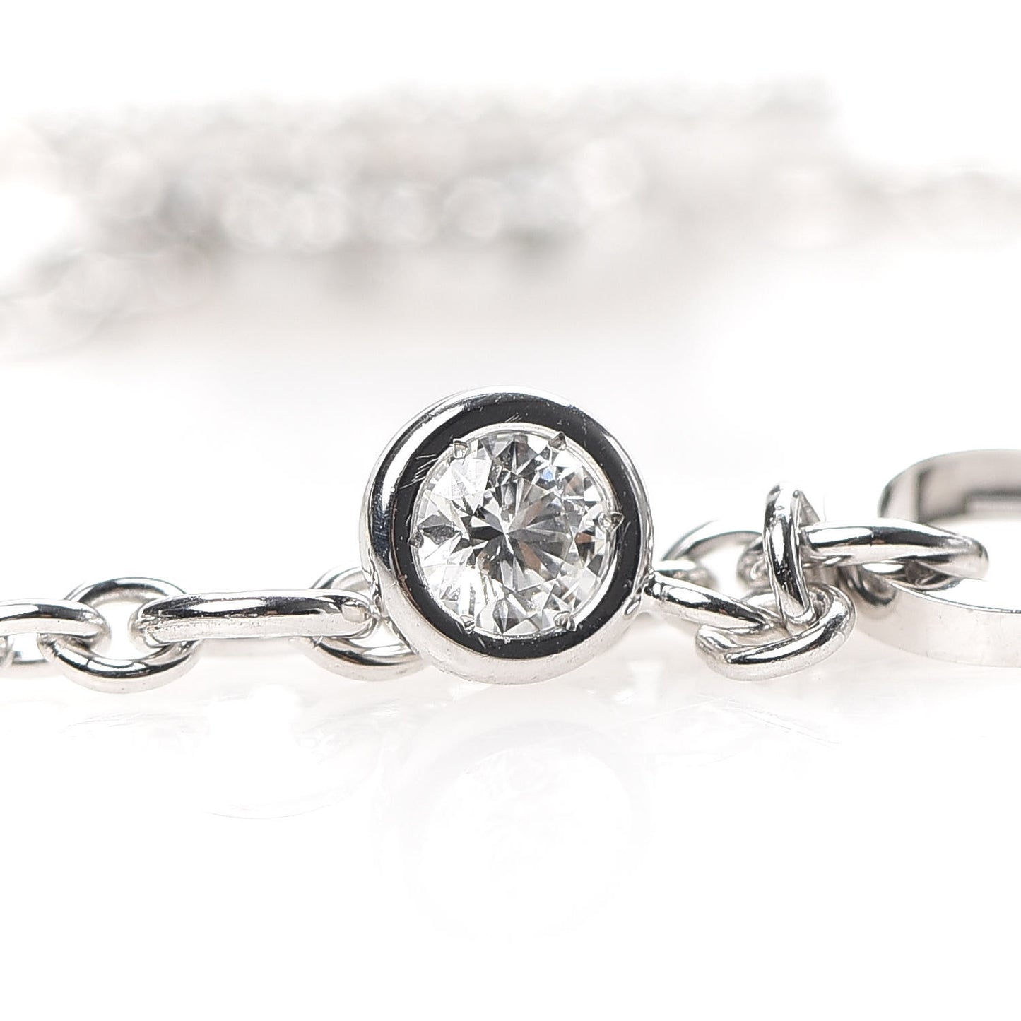 18K White Gold Diamond Finesse Bracelet SH