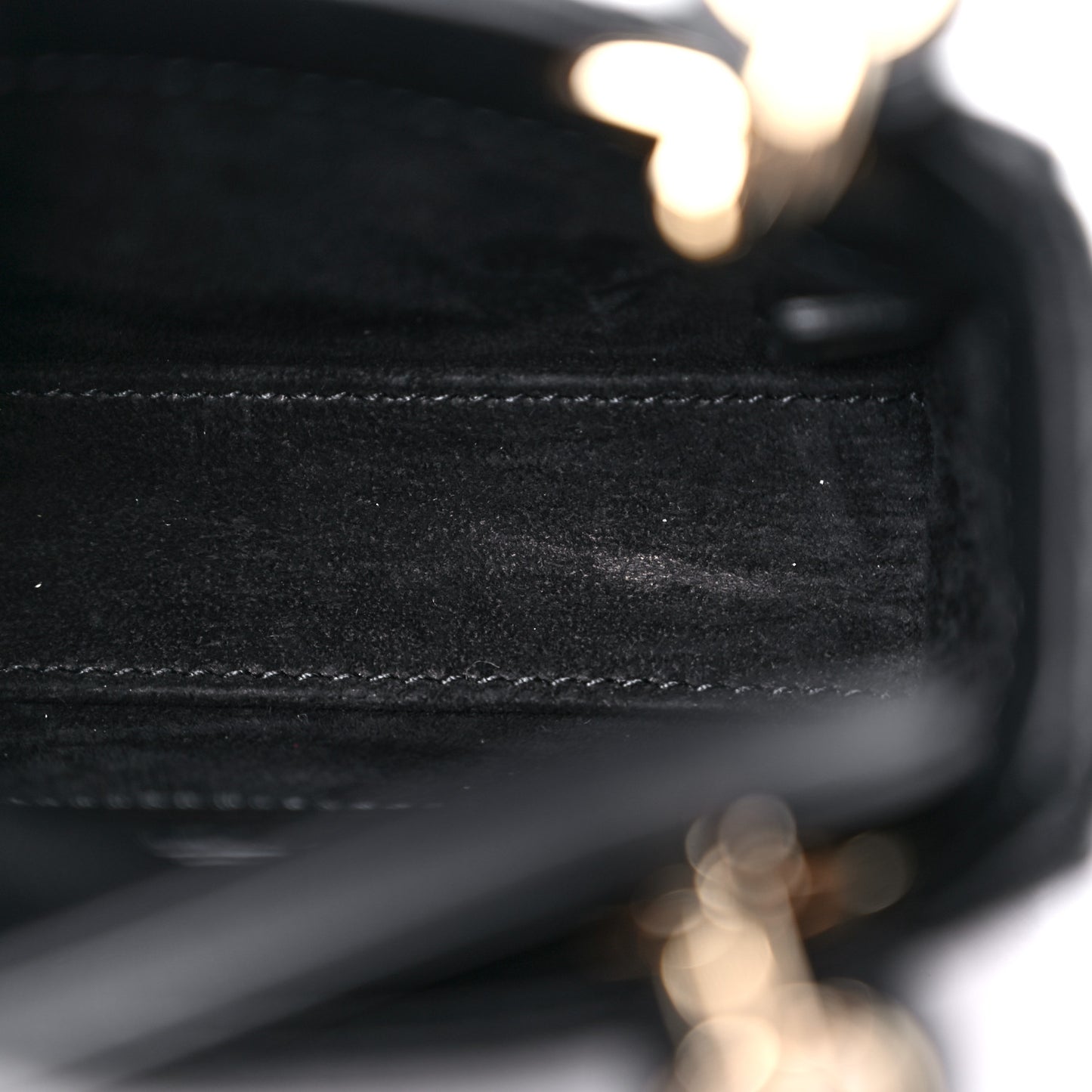 Lambskin Cannage Micro Lady Dior Black