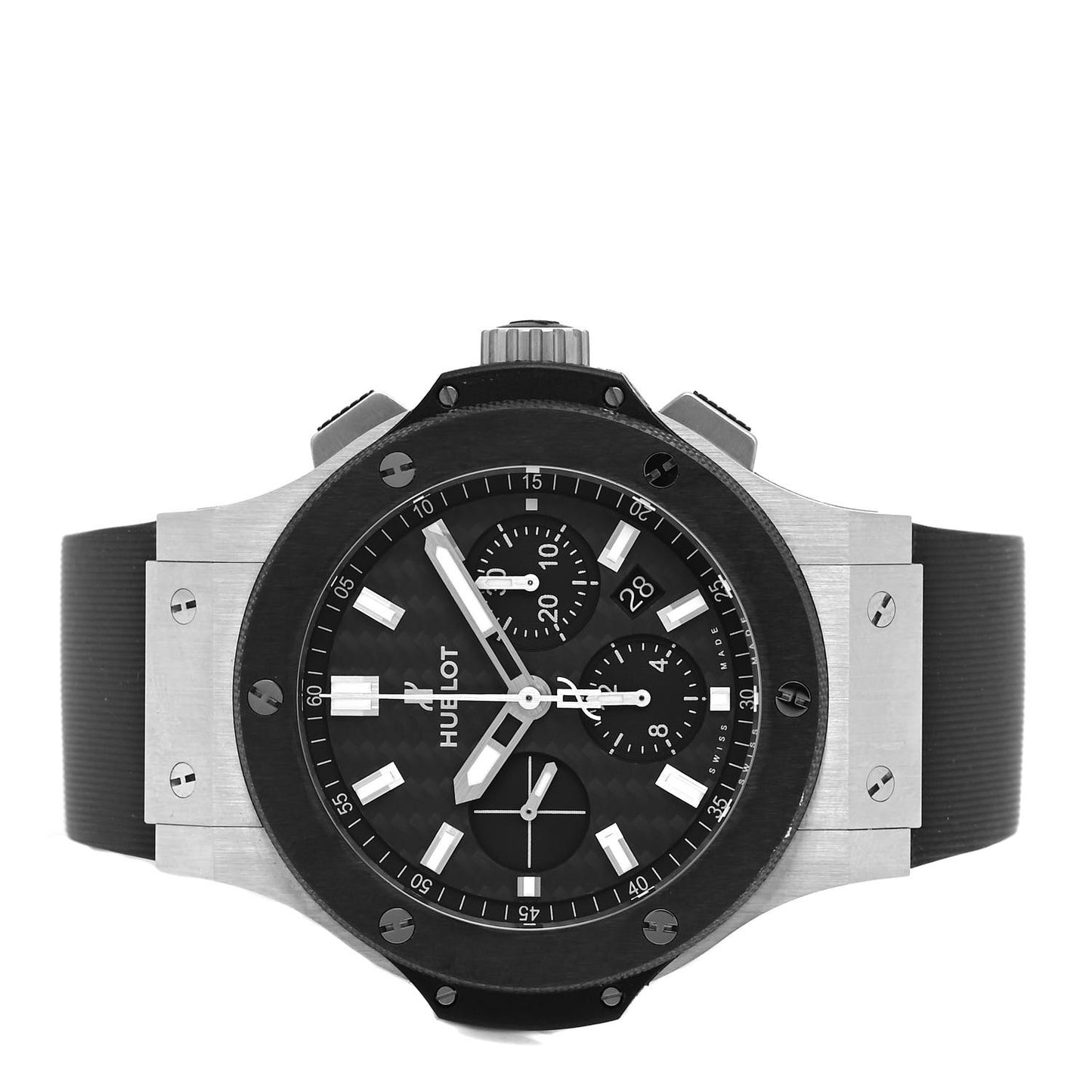 Stainless Steel Rubber 44mm Big Bang Automatic Watch 301.SM.1770.RX