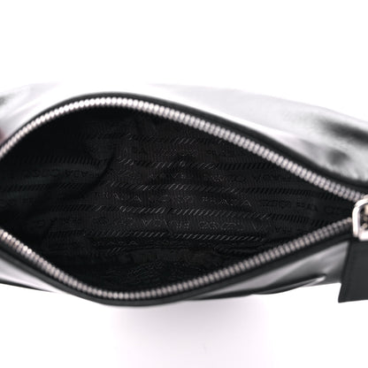 Prada Grace Lux Triangle Shoulder Bag Black 5 of 14