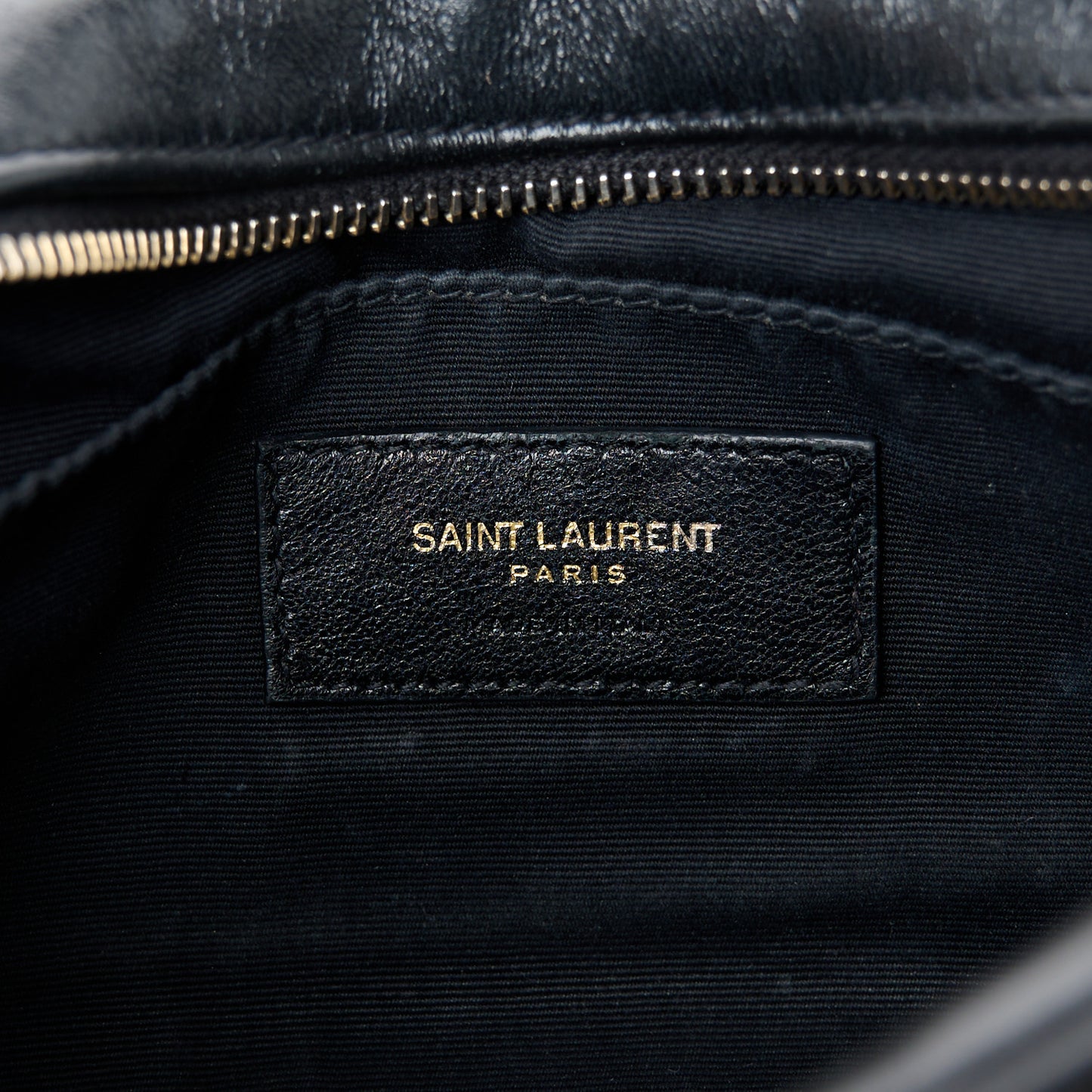 Calfskin Matelasse Monogram Lou Belt Bag Black