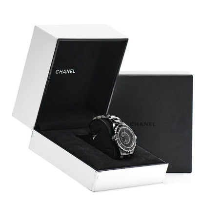 Chanel Stainless Steel Ceramic 38mm J12 Phantom Automatic Watch Black 5 of 5