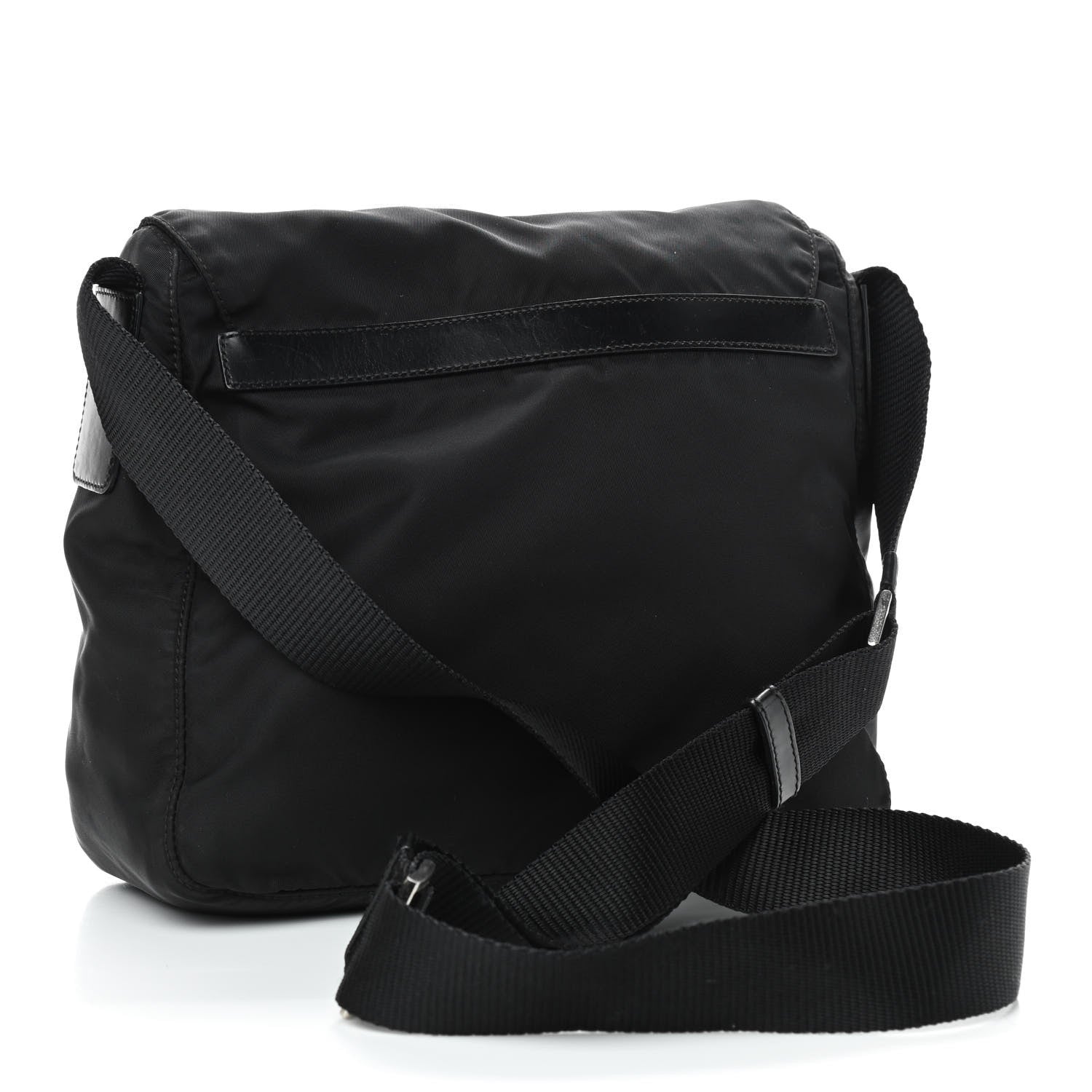 Prada Nylon Vela Messenger Black 2 of 8