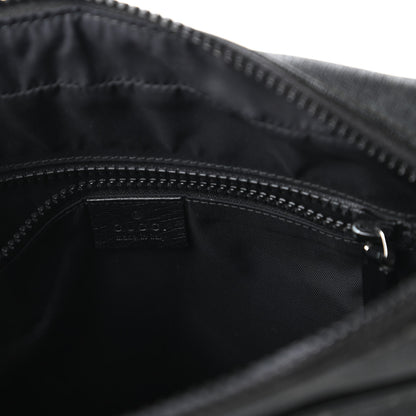 Gucci GG Supreme Monogram Messenger Bag Black Grey 8 of 11