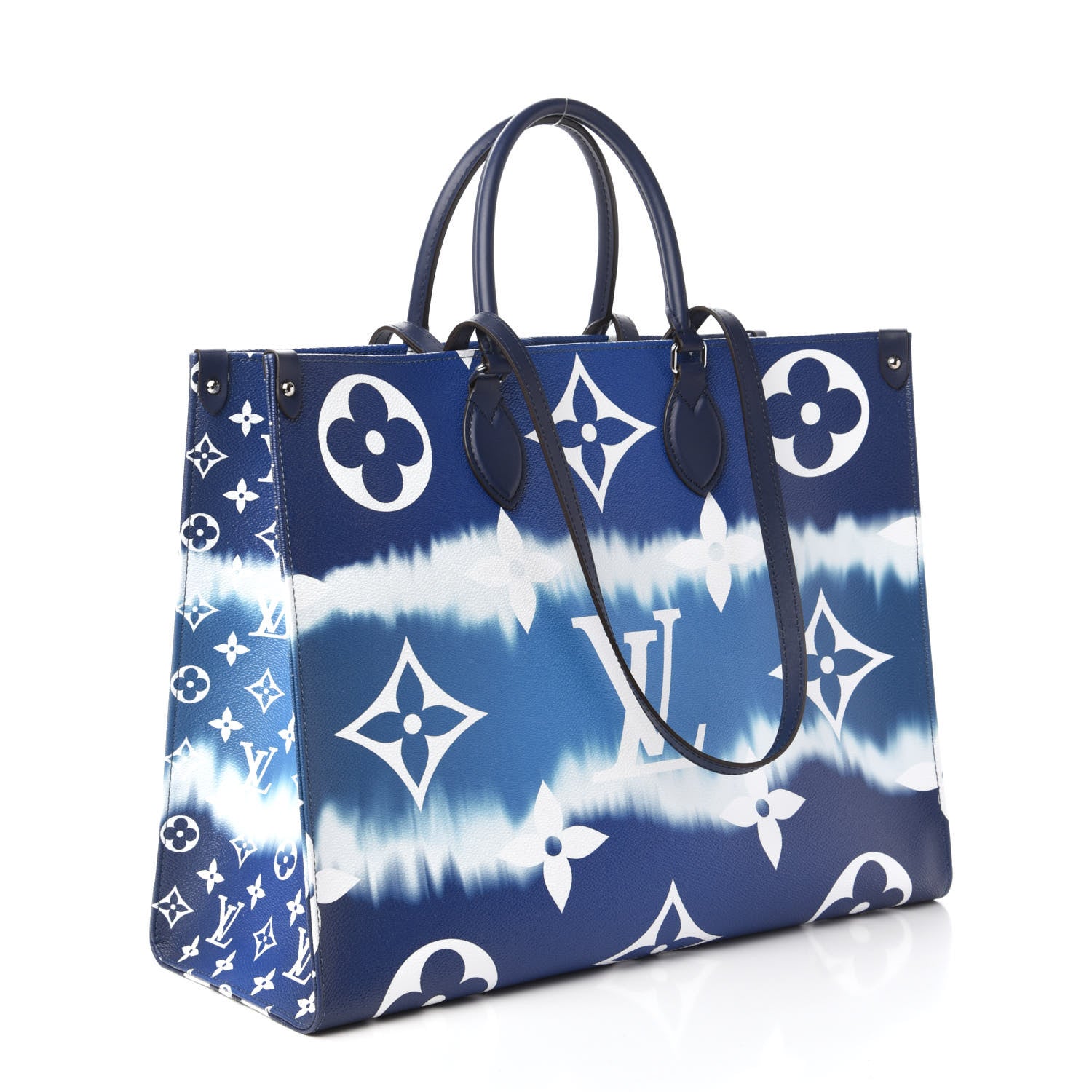 Louis Vuitton Monogram Escale Onthego GM Blue 3 of 10