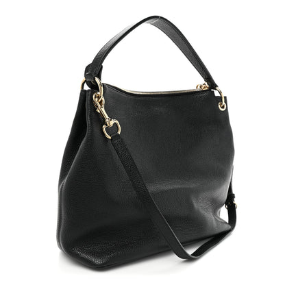 Gucci Pebbled Calfskin Large Soho Hobo Black 3 of 13