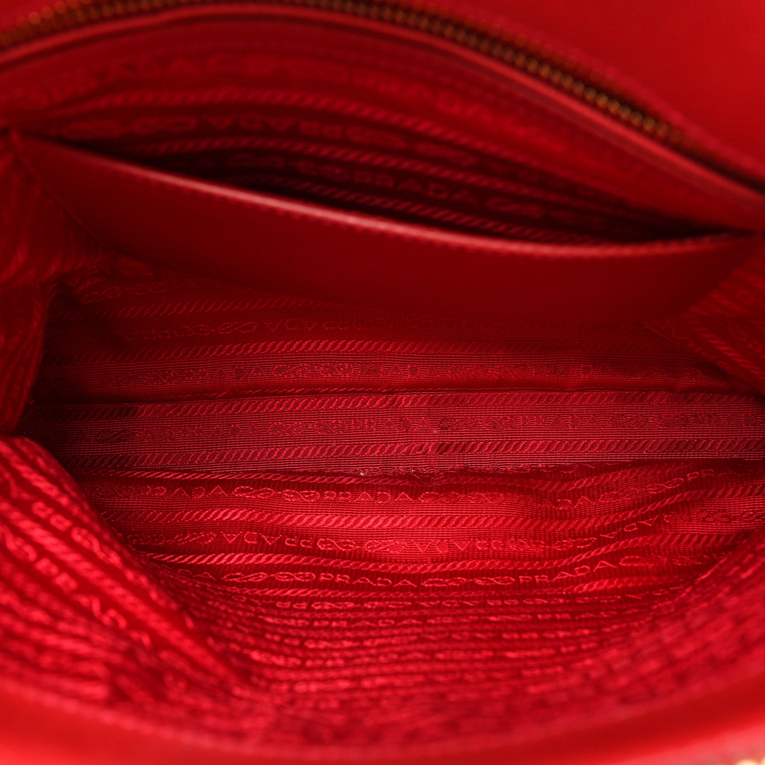 Prada Saffiano Lux Parabole Tote Fuoco 5 of 19