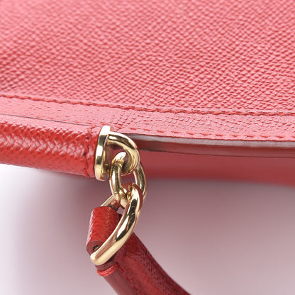 Dolce & Gabbana Dauphine Small Miss Sicily Satchel Dark Red 10 of 13