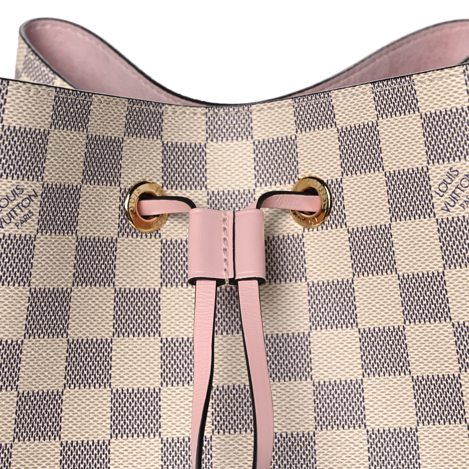 Louis Vuitton Damier Azur Neonoe MM Eau De Rose 7 of 11