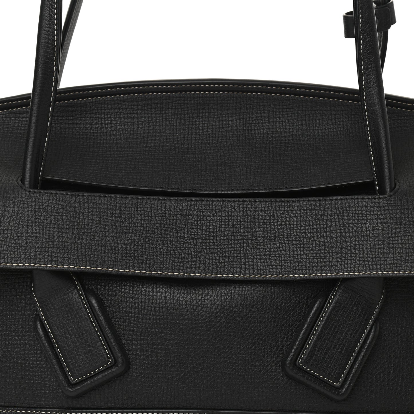 Grainy Calfskin Small Arco Black