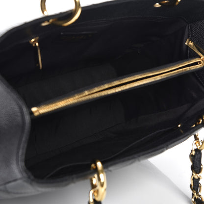 Chanel Caviar Quilted Grand Shopping Tote GST Black 5 of 7