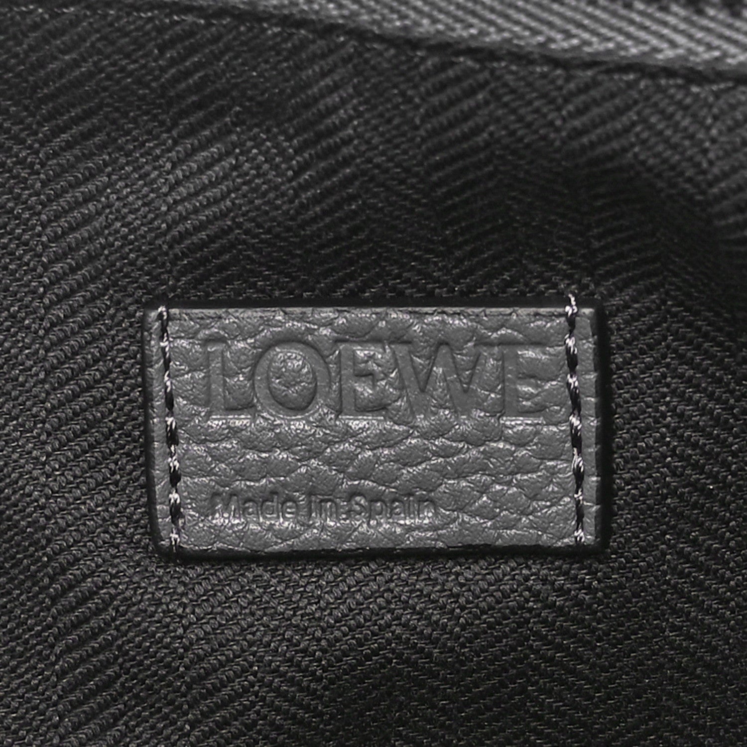 Loewe Calfskin Large Puzzle Edge Bag Dark Grey 6 of 9