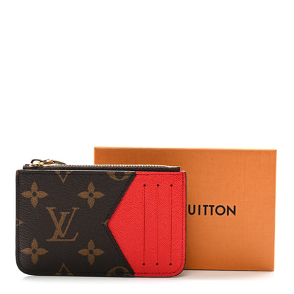 Louis Vuitton Monogram Zipped Romy Card Holder Red 7 of 7
