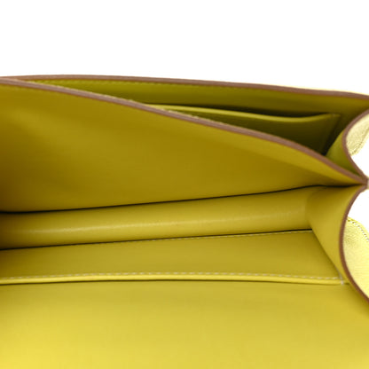 Hermes Epsom Constance 18 Lime 5 of 11