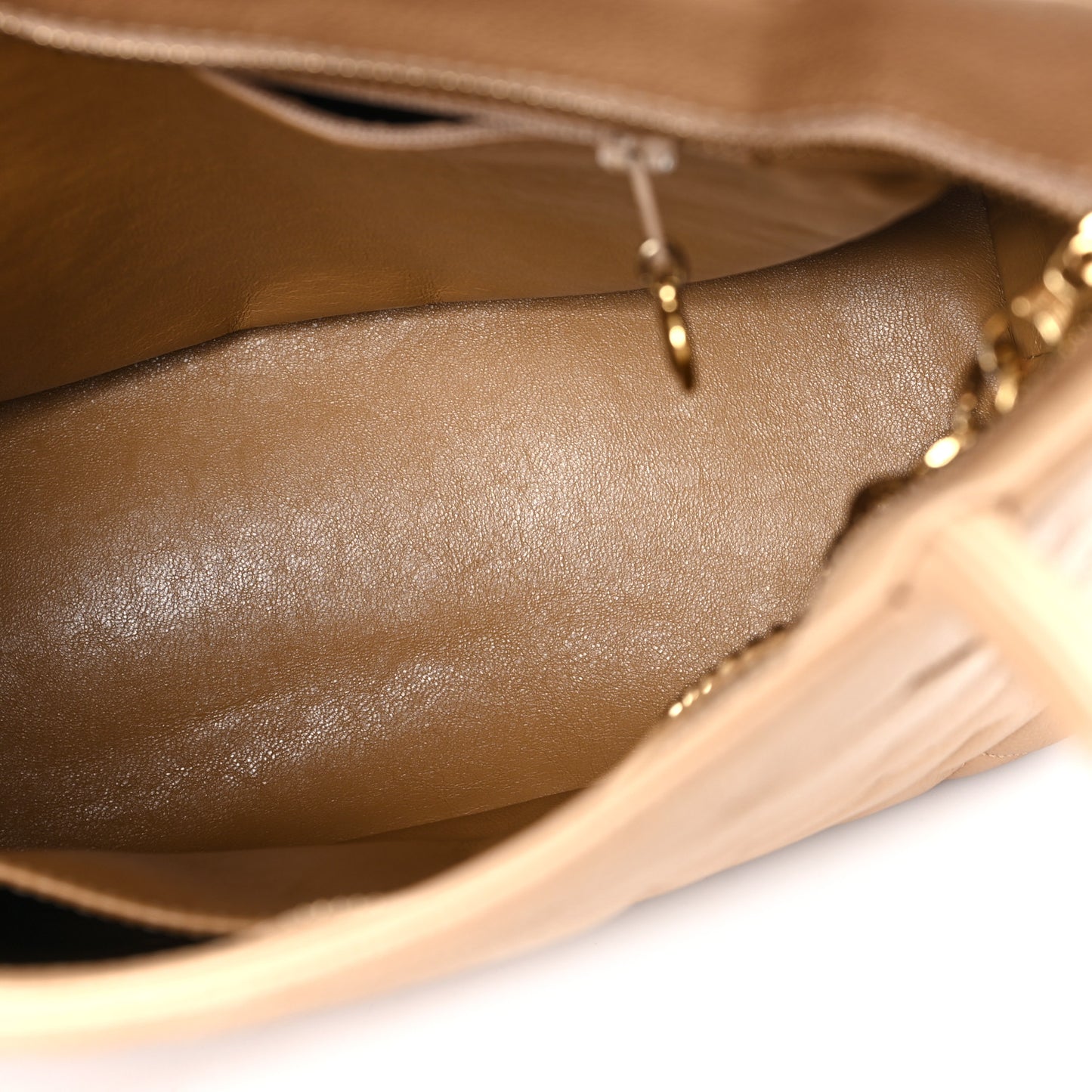 Caviar Quilted Medallion Tote Beige