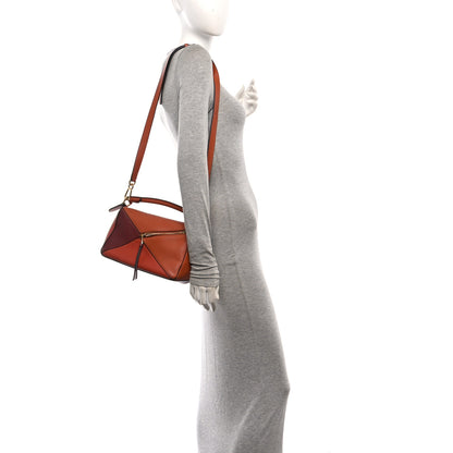 Loewe Calfskin Small Puzzle Bag Spice Orange Pumpkin 2 of 11