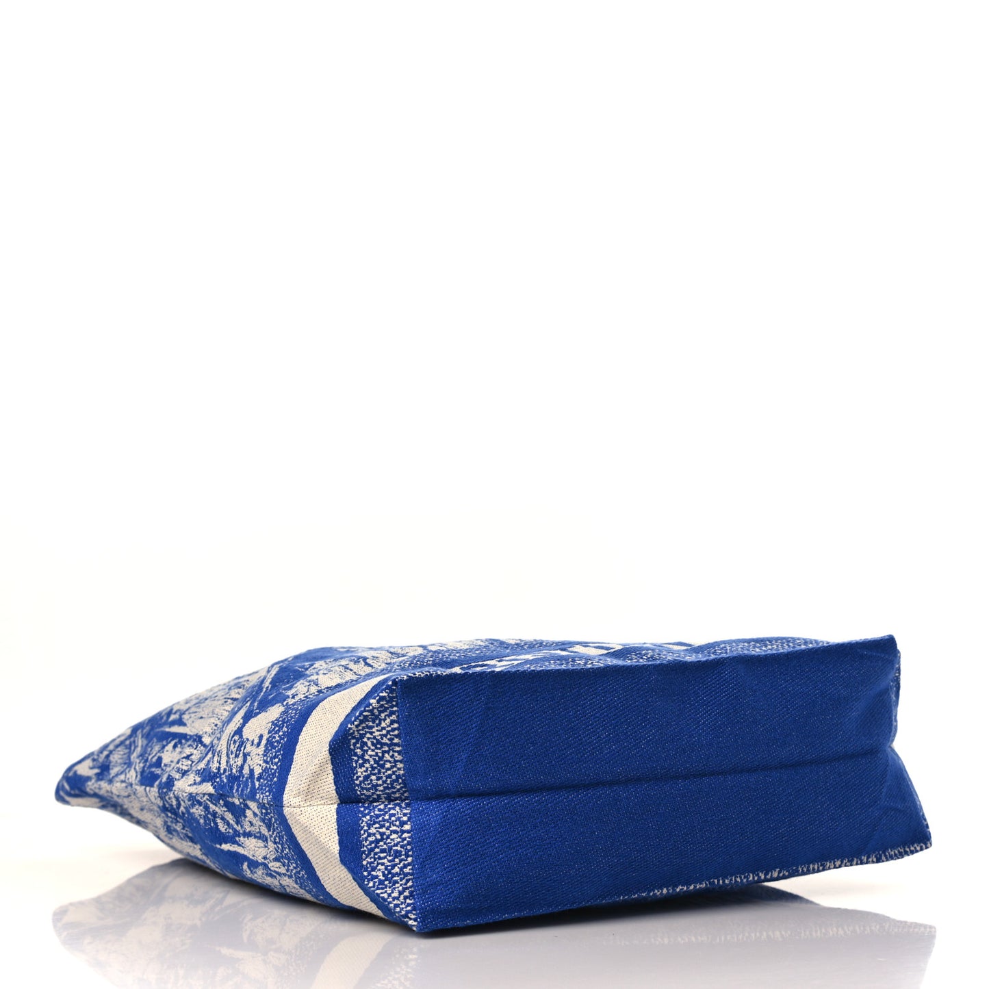 Canvas Print Cruise Tote Ivory Blue