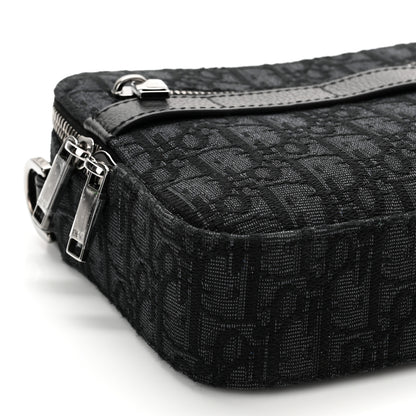 Christian Dior HOMME Oblique Safari Messenger Black 6 of 9