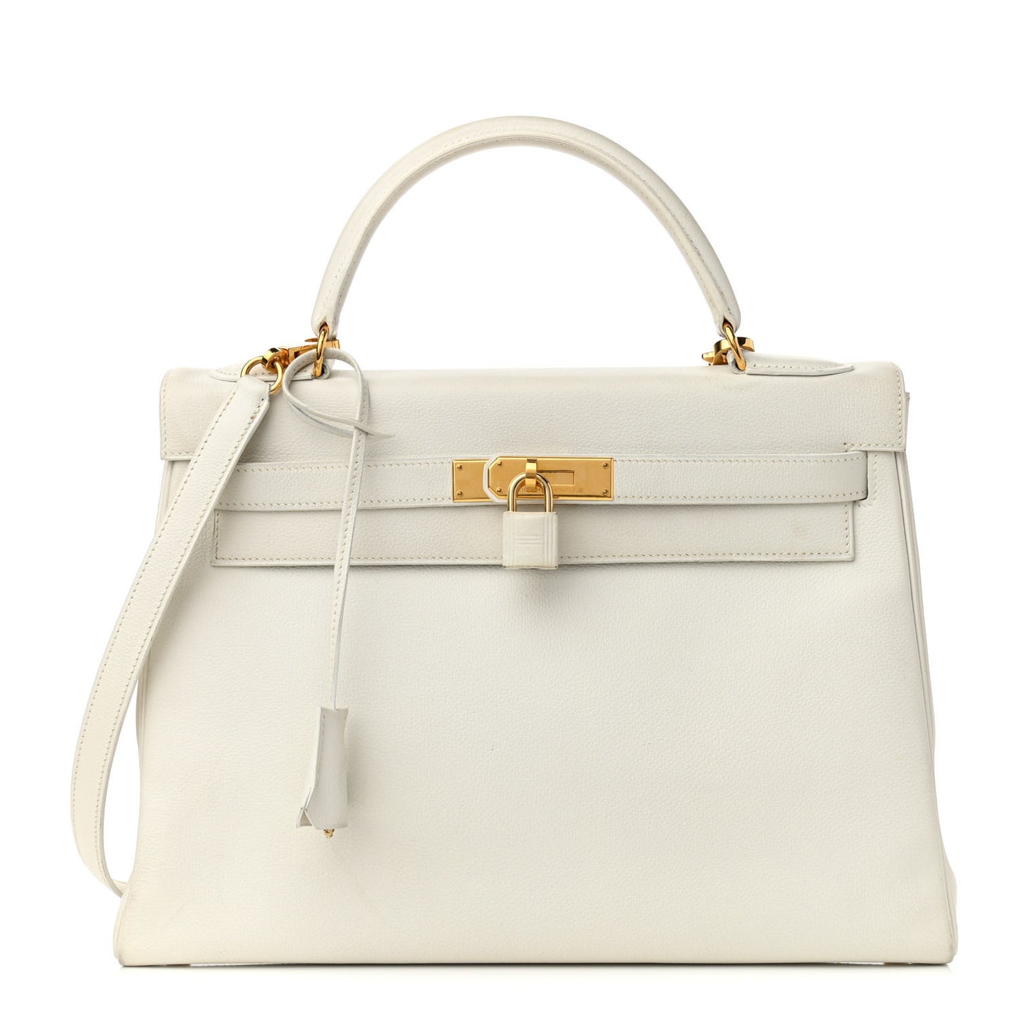Evercolor Kelly Retourne 32 White