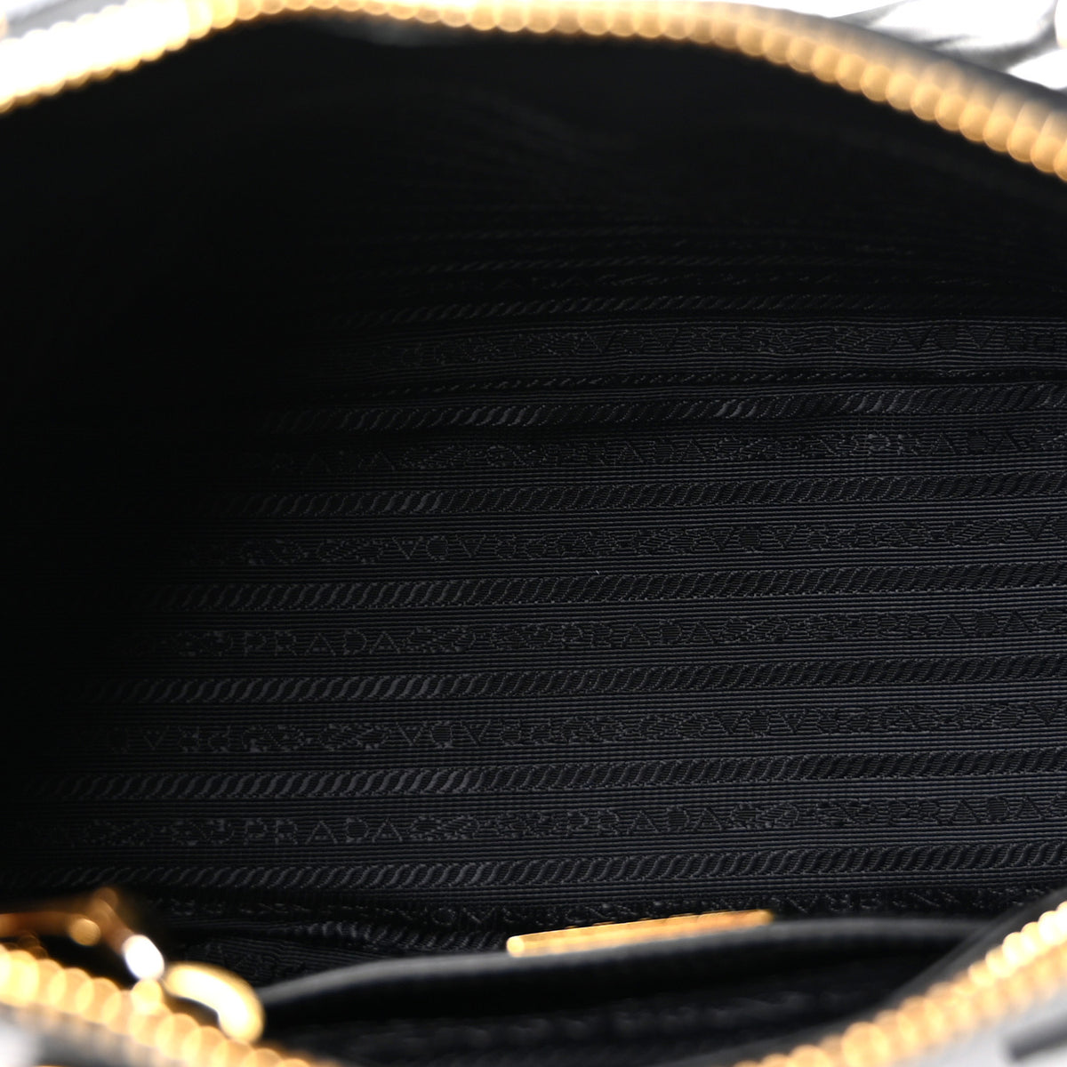 Saffiano Vernice Small Dome Tote Black