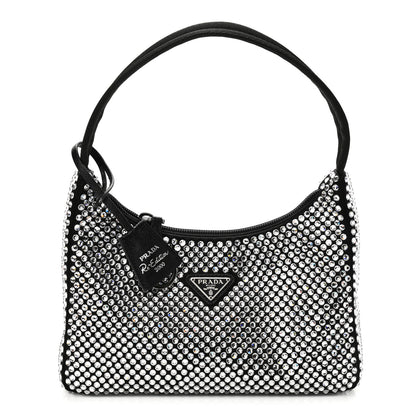 Prada Satin Crystal Mini Re-Edition 2000 Bag Cristal 1 of 11