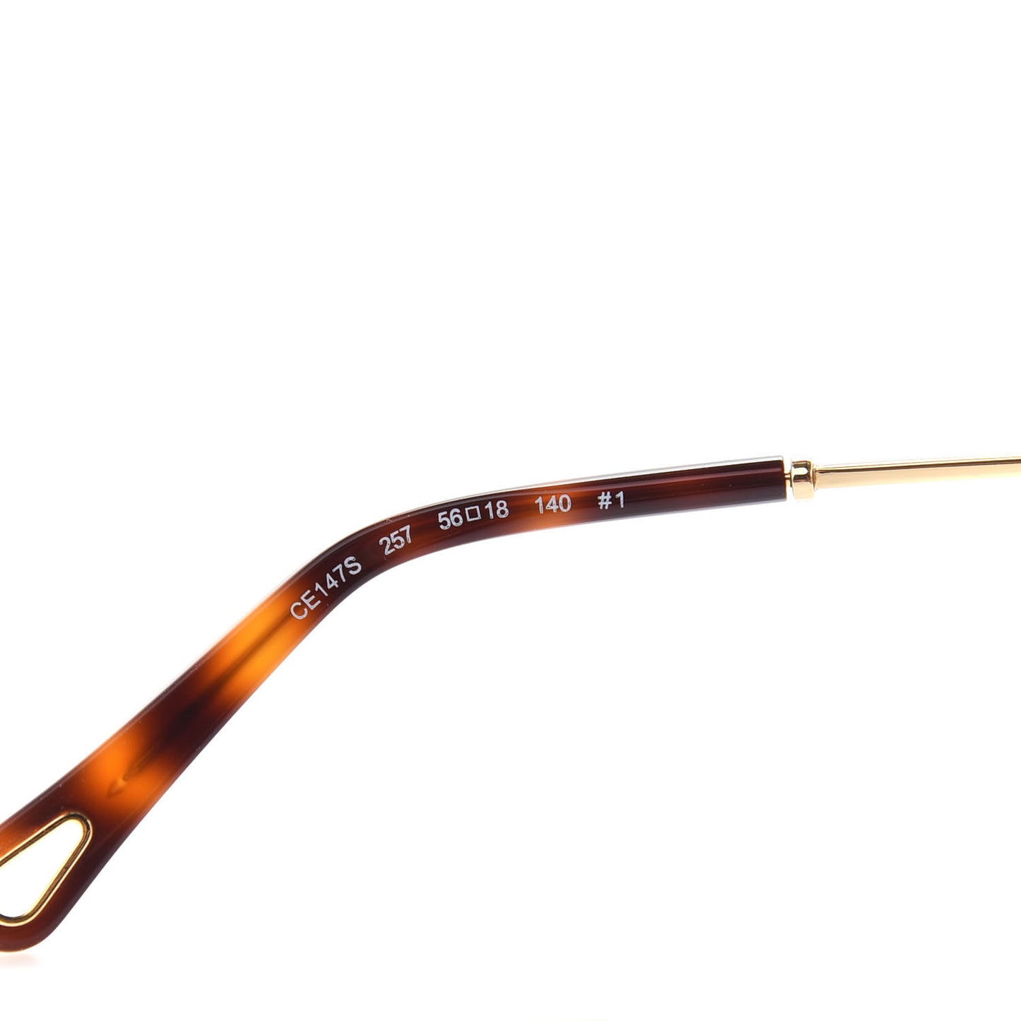 Scalloped Sunglasses CE147S Gold Pink