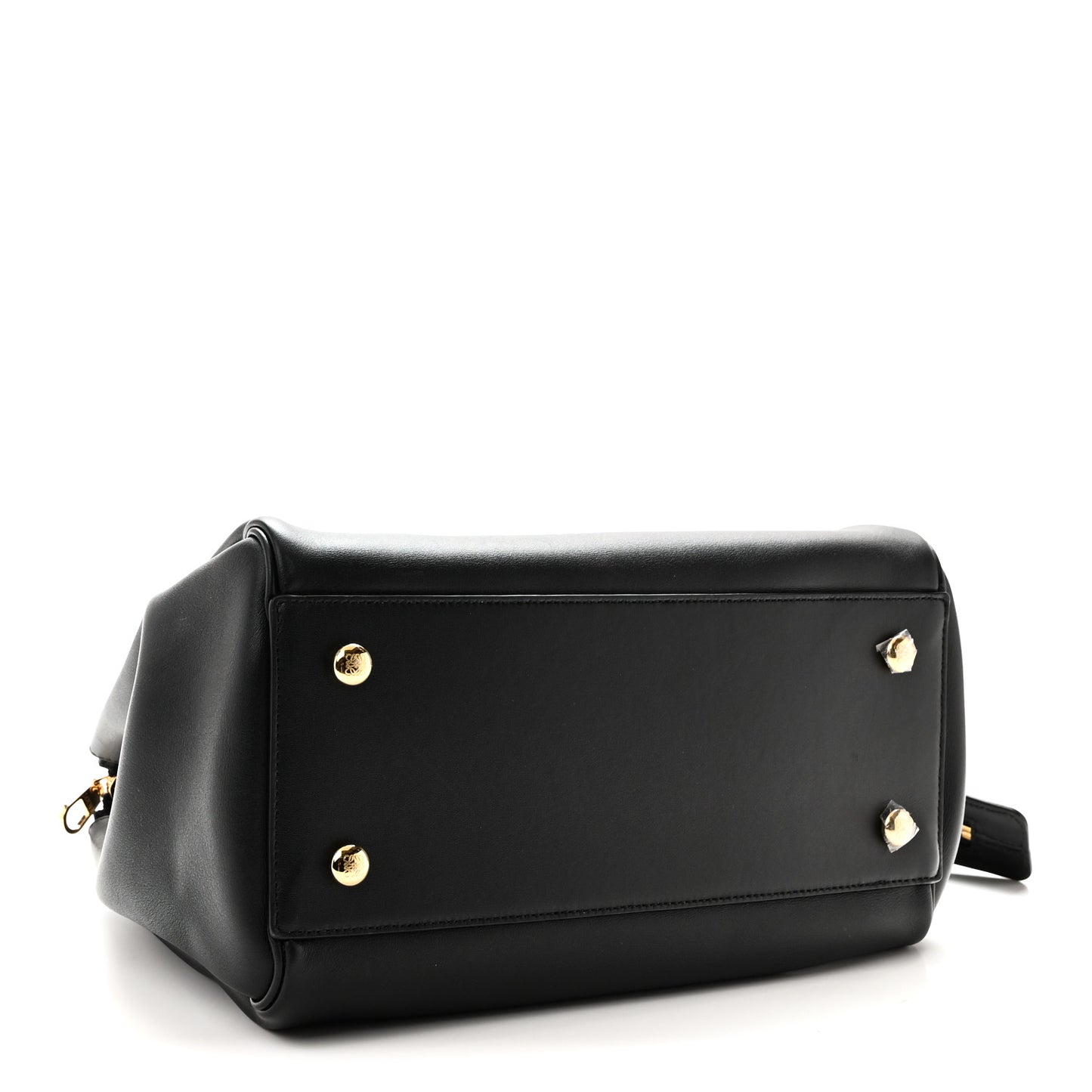Supple Calfskin Medium Madrid Bag Black