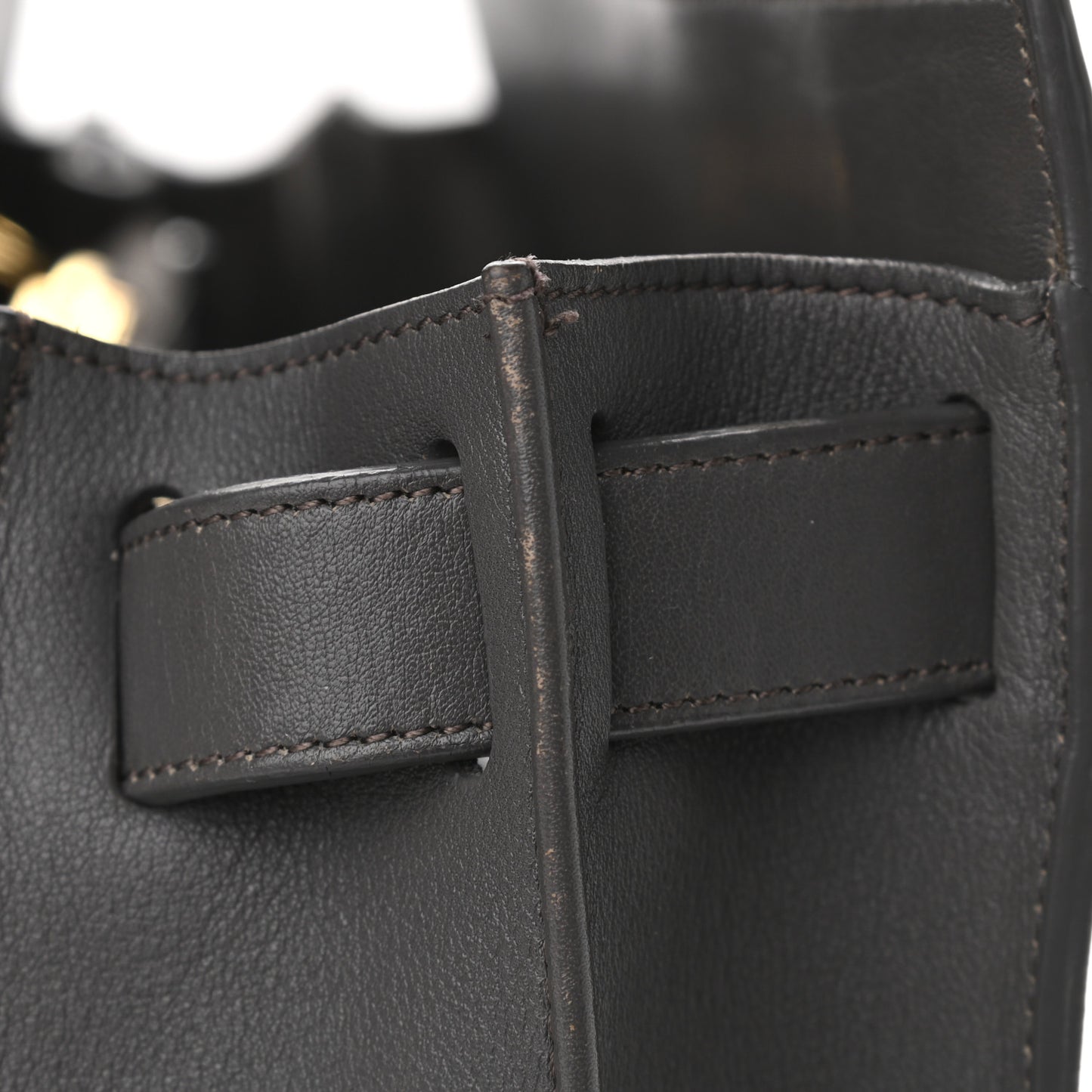 Calfskin Small Sac De Jour Fog