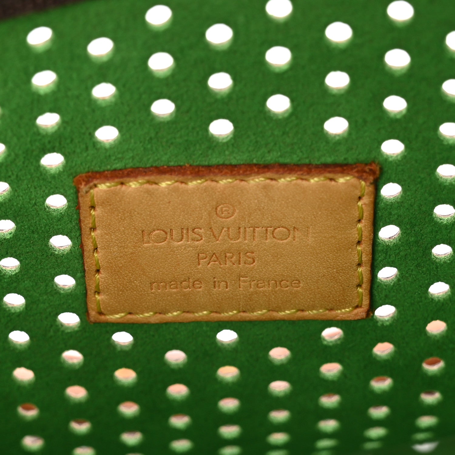 Louis Vuitton Monogram Perforated Speedy 30 Green 6 of 10