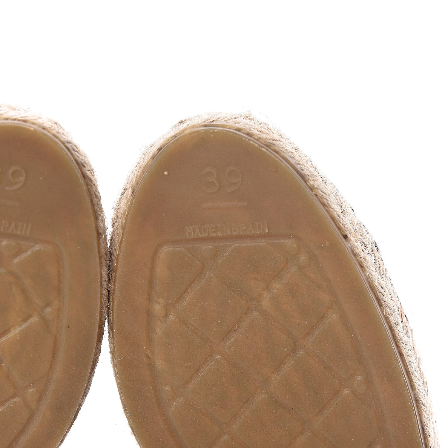Chanel Lambskin CC Espadrilles 39 Black 6 of 9