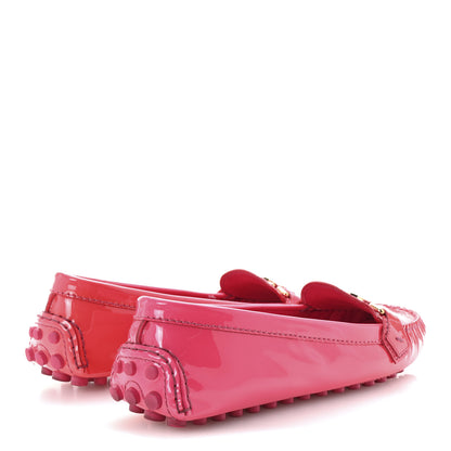 Louis Vuitton Patent Calfskin Oxford Loafers 39.5 Rose Indien 5 of 9