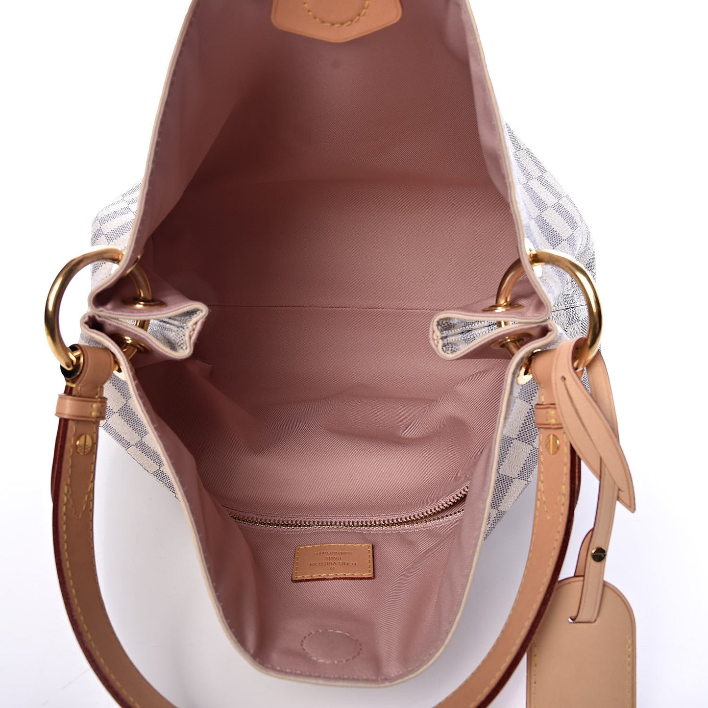 Damier Azur Graceful PM Rose Ballerine