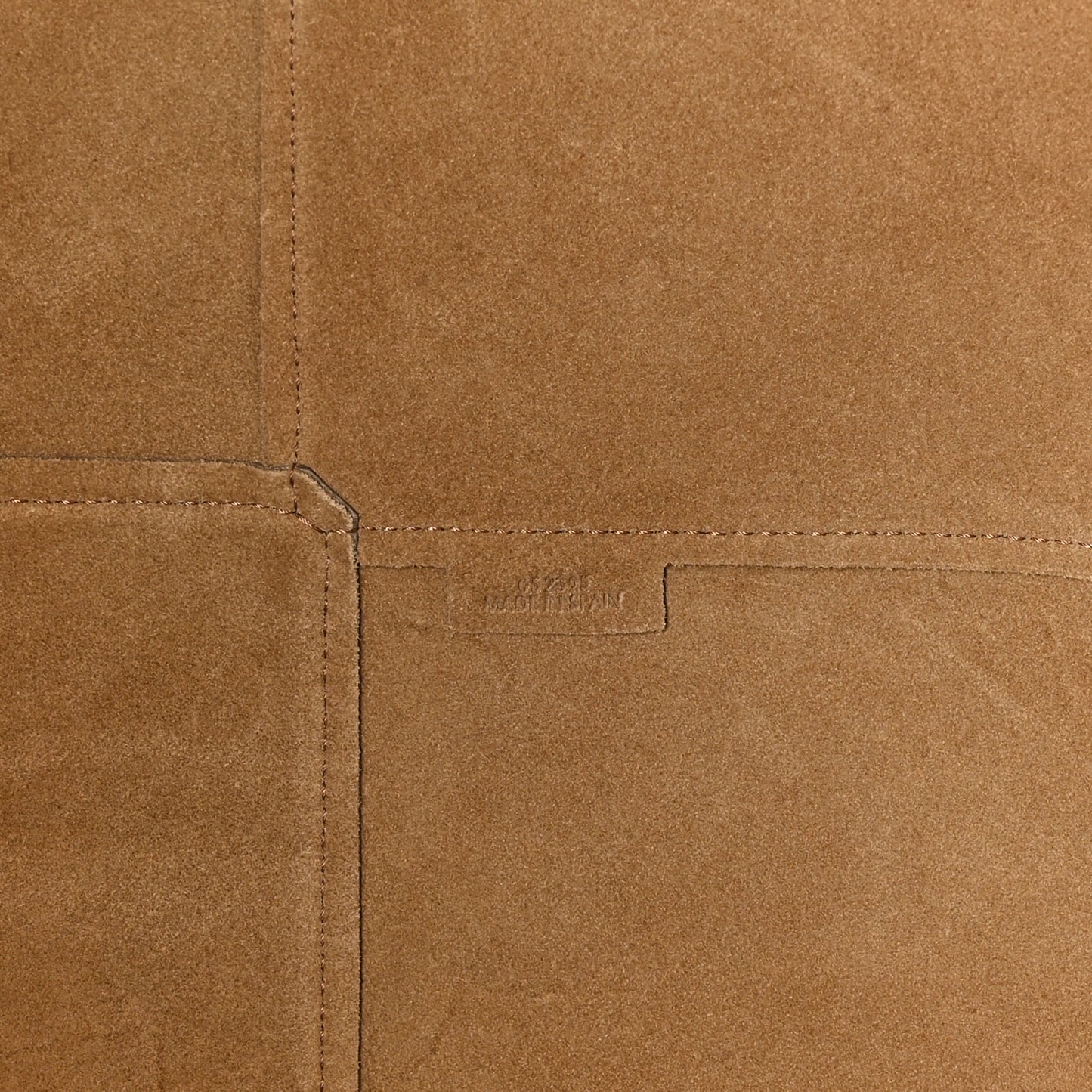 Shiny Calfskin XXL Puzzle Fold Tote Umber