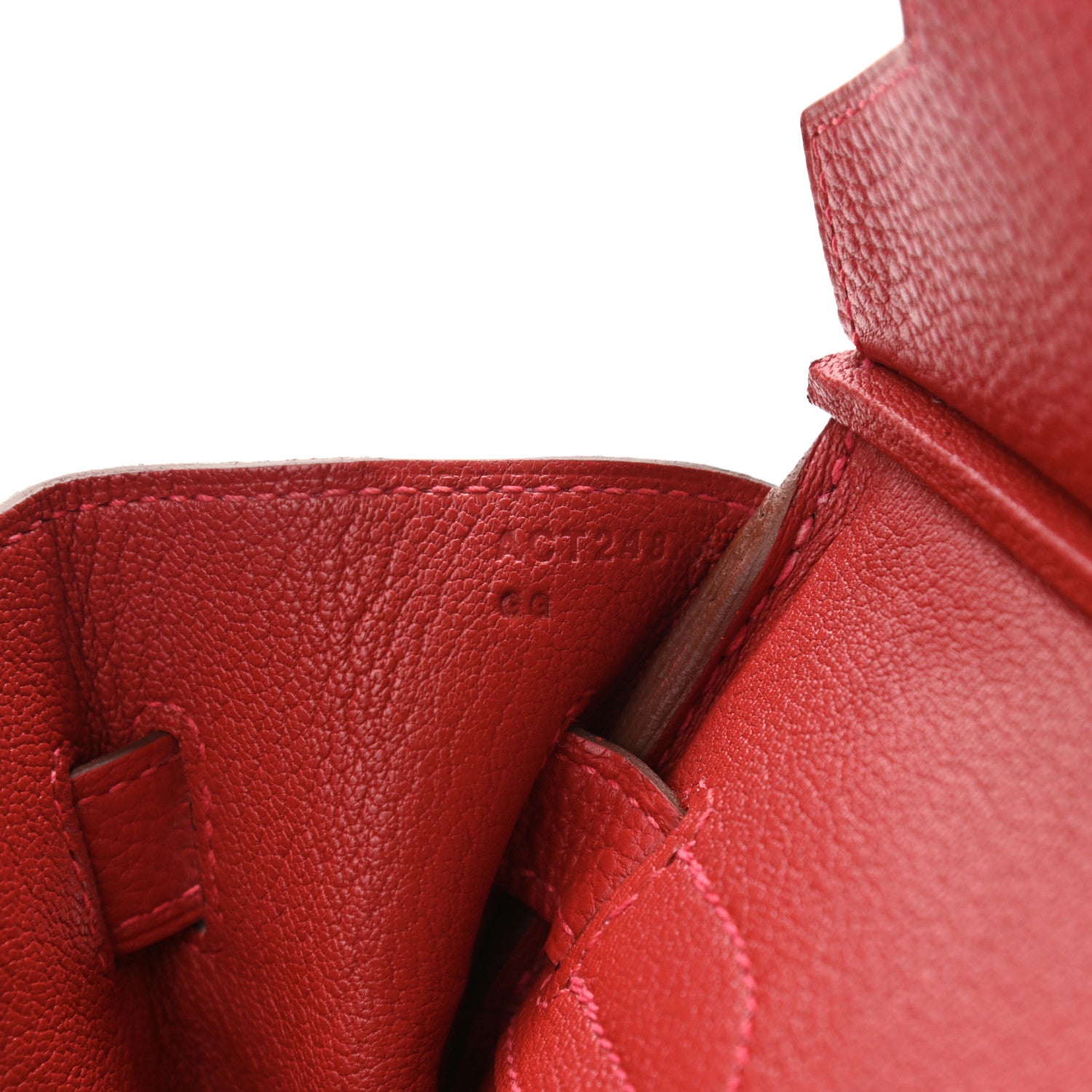 Hermes Togo Birkin 30 Rouge Casaque 7 of 11