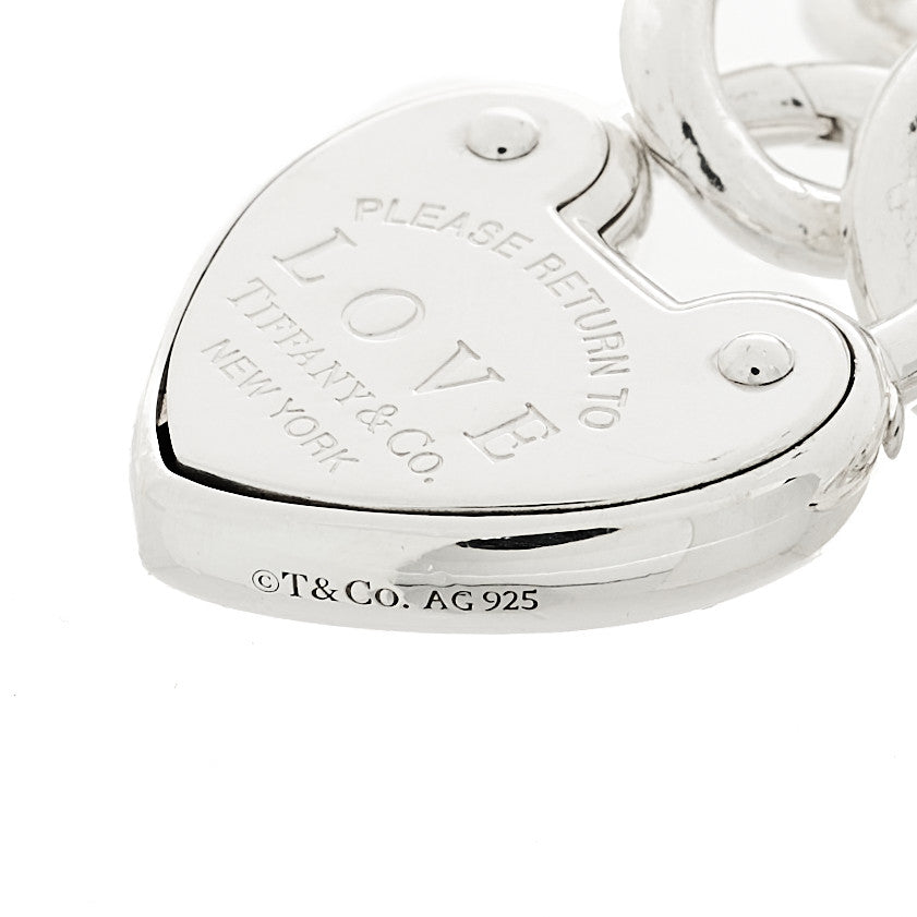 Tiffany Sterling Silver Return to Tiffany Love Lock Bracelet 3 of 4