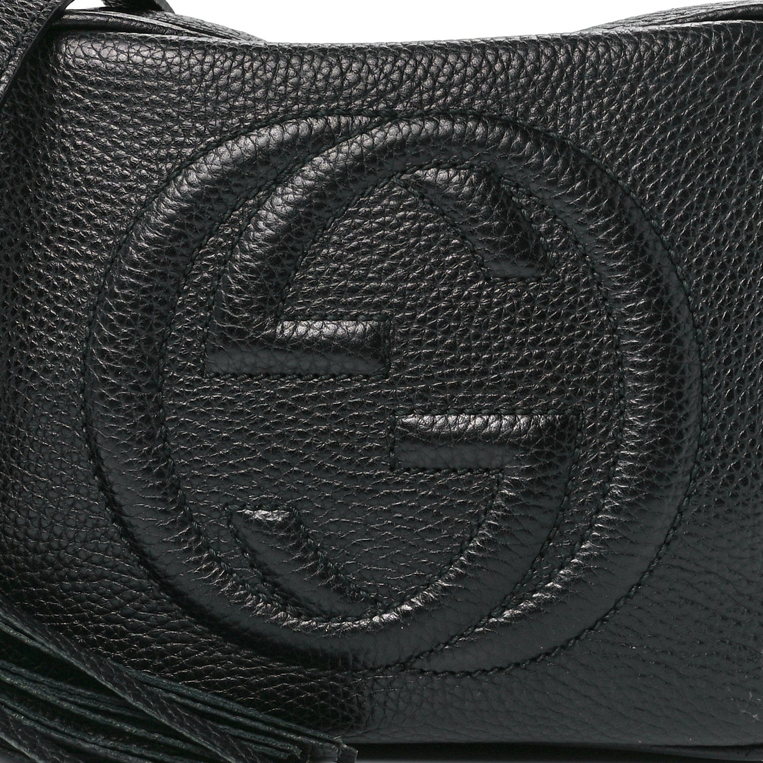 Gucci Pebbled Calfskin Small Soho Disco Bag Black 9 of 12