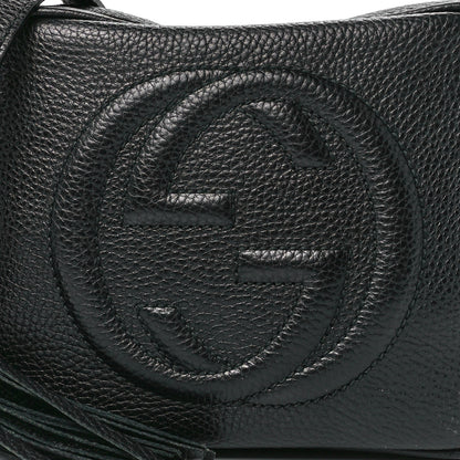 Gucci Pebbled Calfskin Small Soho Disco Bag Black 9 of 12