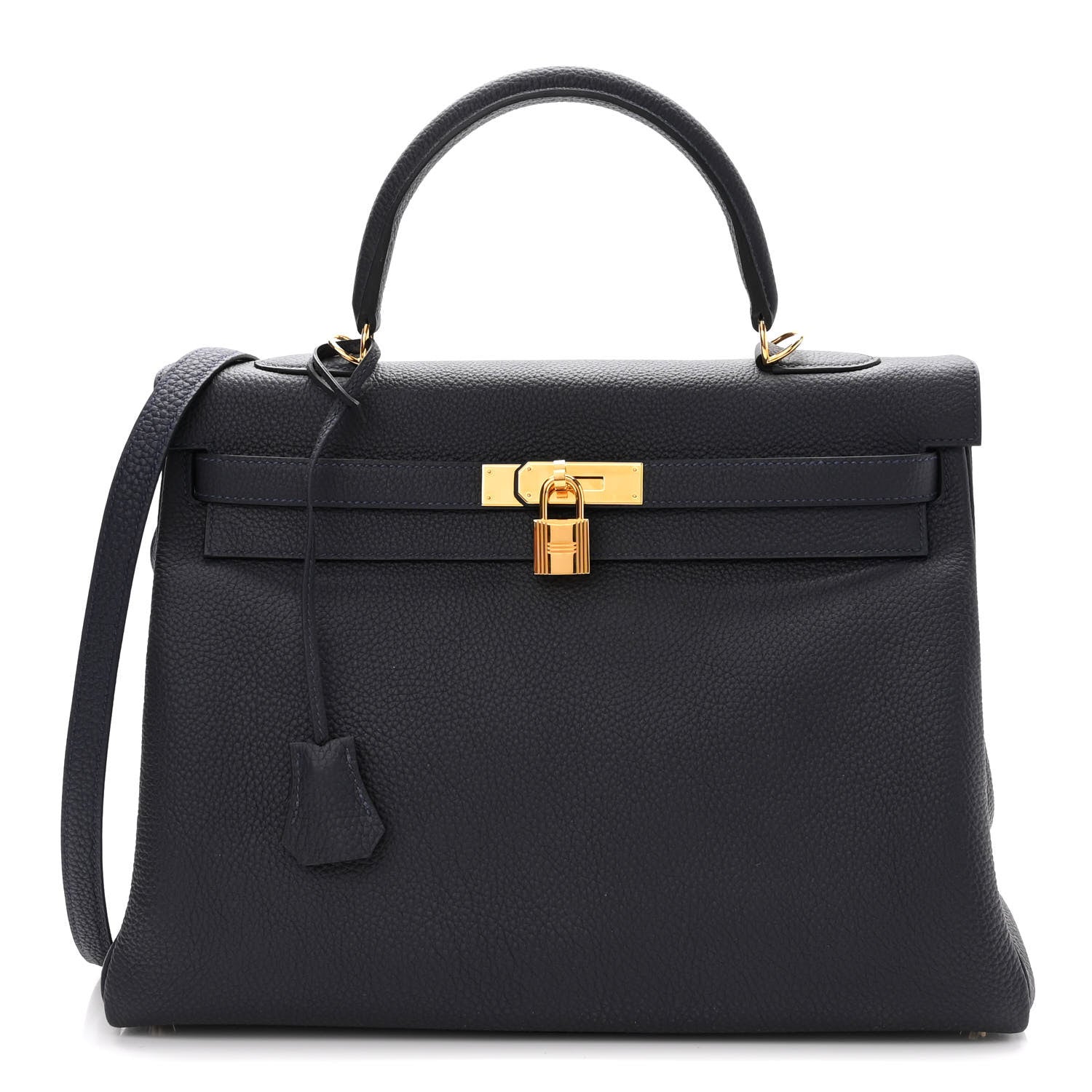Hermes Togo Kelly Retourne 35 Bleu Nuit 1 of 11