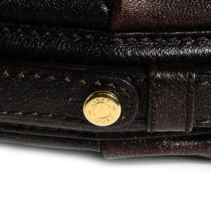 Jimmy Choo Glitter Calfskin Arad Brown 5 of 8