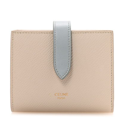 Celine Grained Calfskin Small Multifunction Strap Wallet Light Beige Mineral 1 of 10