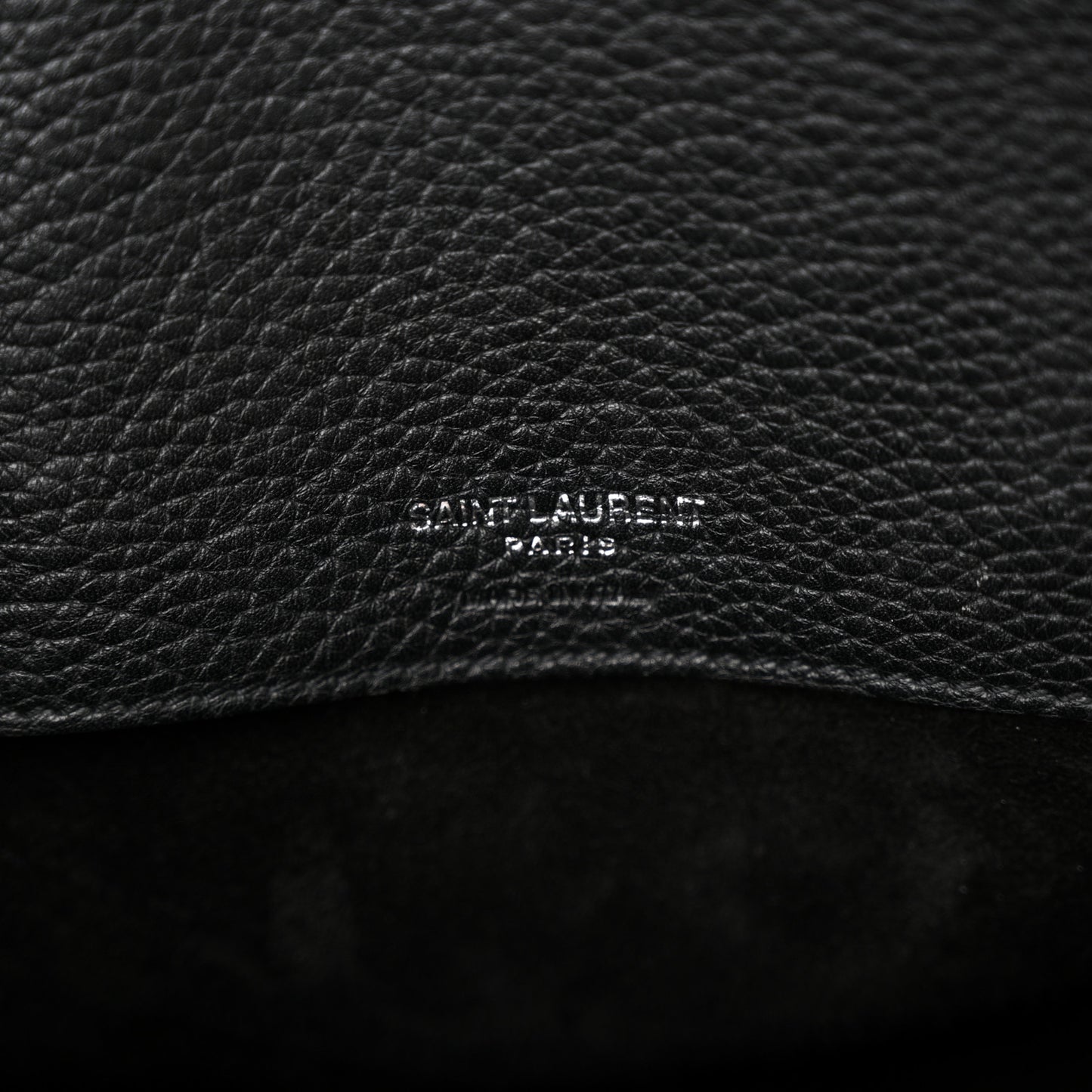 Grained Calfskin Small Supple Sac De Jour Black