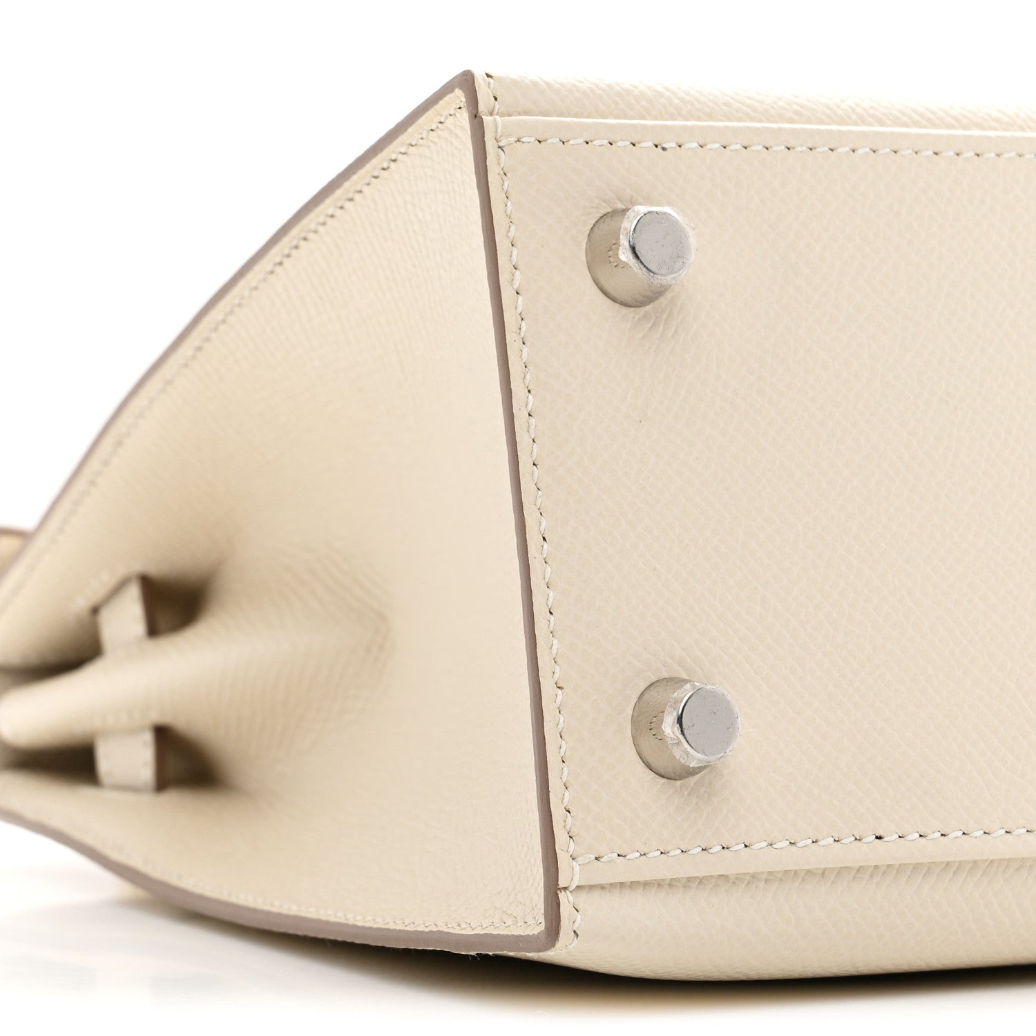 Hermes Epsom Kelly Sellier 25 Craie 9 of 11