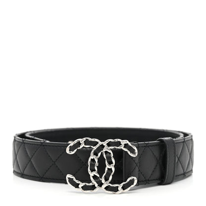 Chanel Caviar Quilted CC Chain Belt 80 32 Black 1 of 7