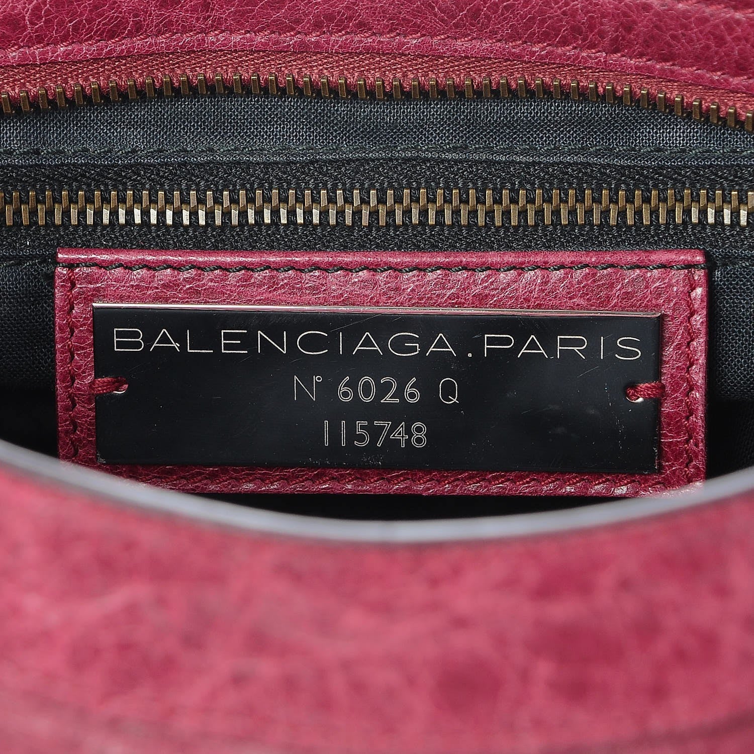 Balenciaga Agneau Classic Hardware City Pourpre 7 of 10