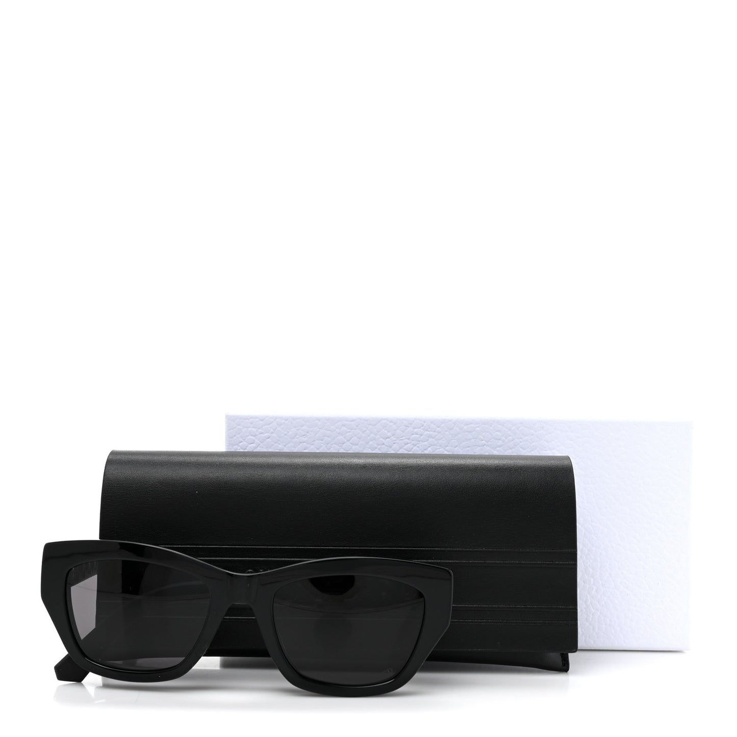 Acetate Nylon Cannage Square VeryDior S2I Sunglasses Black