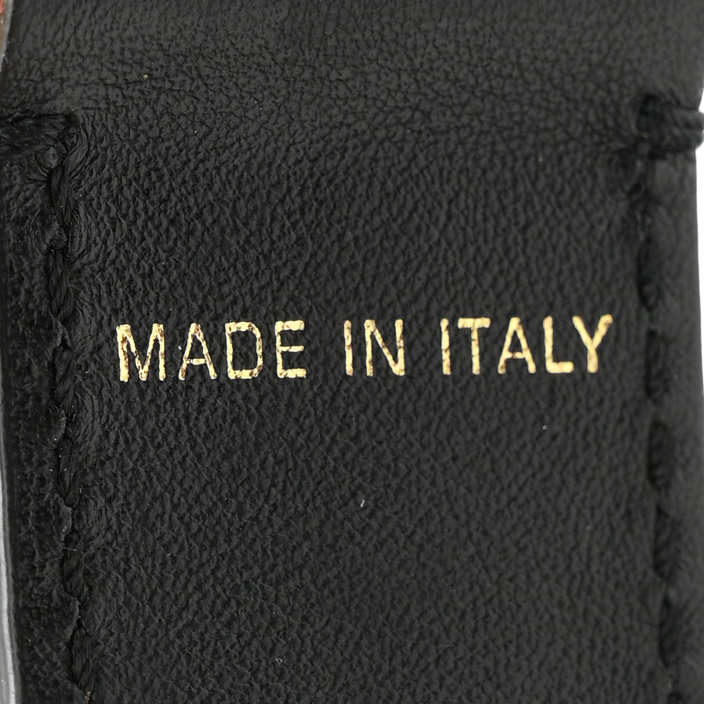Canvas Embroidered Shoulder Strap Black