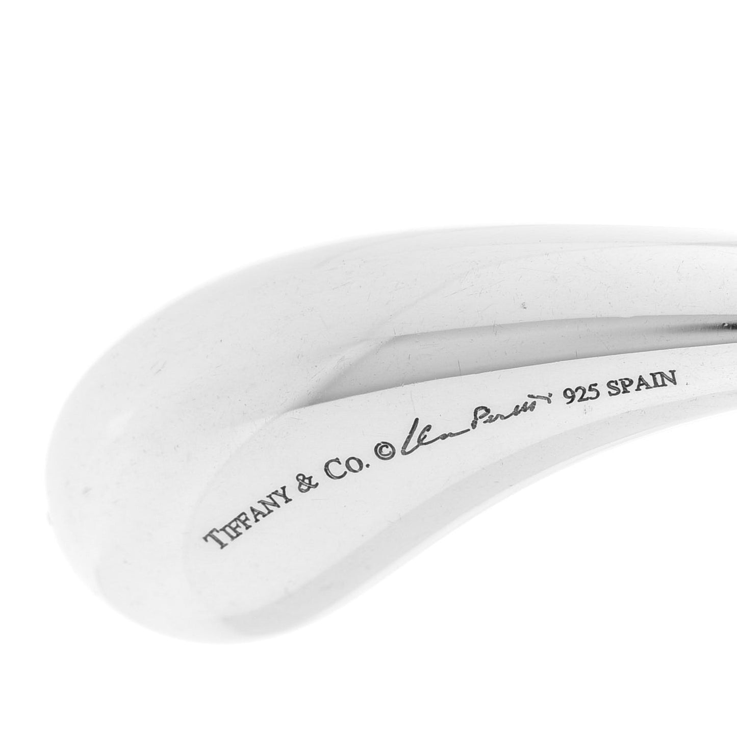 Sterling Silver Elsa Peretti Teardrop Hoop Earrings