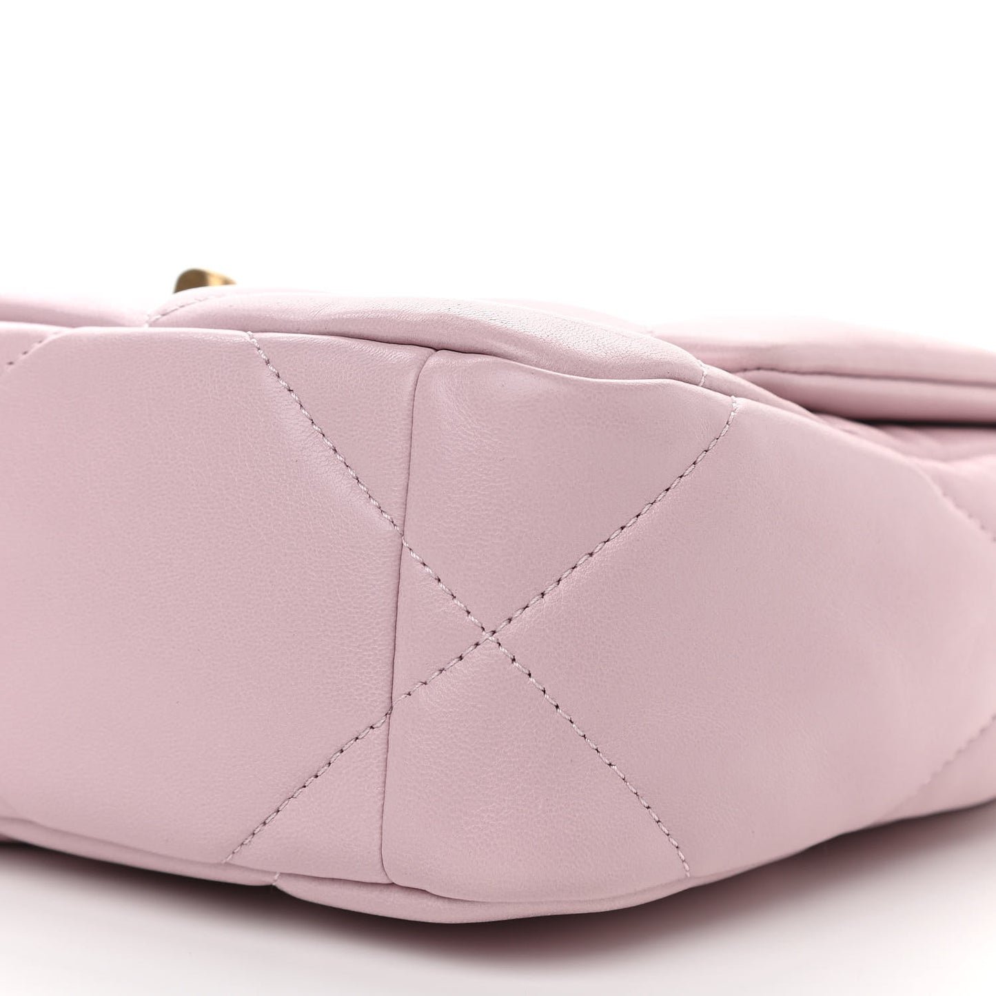 Lambskin Quilted Medium Chanel 19 Flap Light Pink