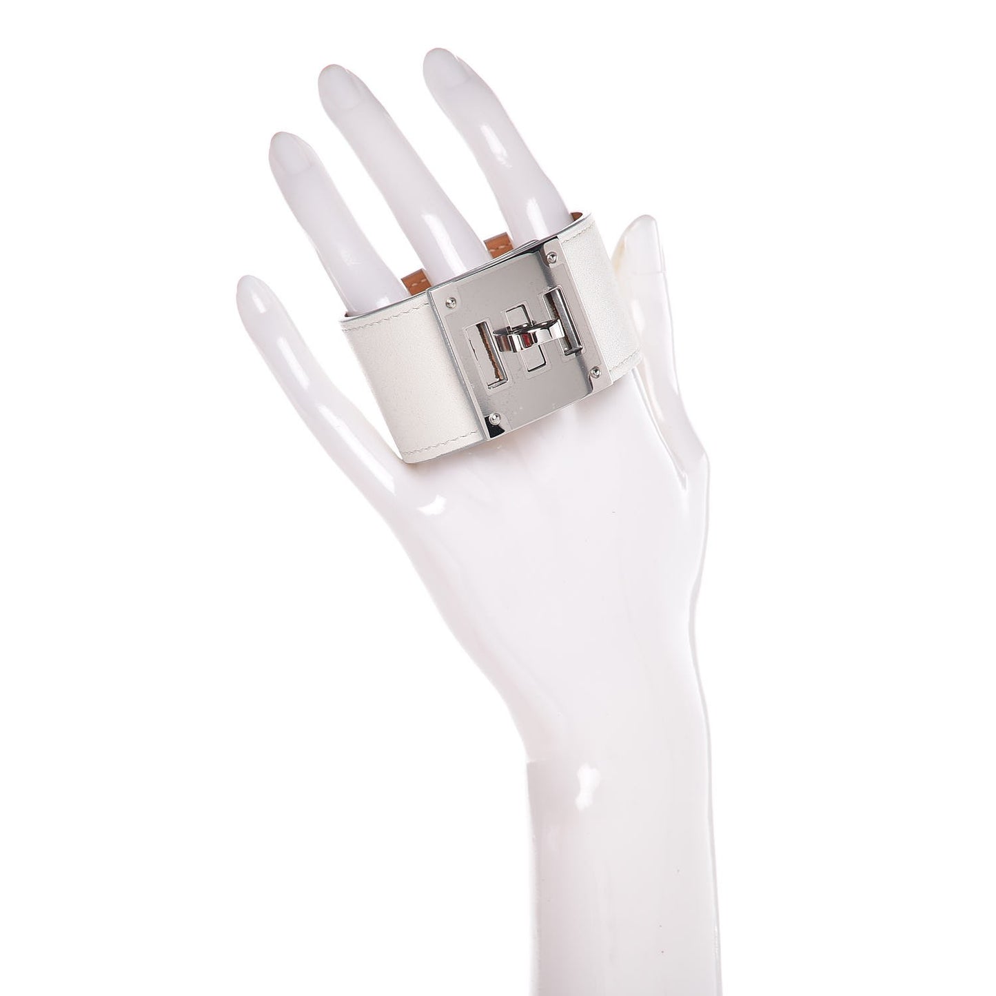 Swift Kelly Dog Bracelet T3 Blanc White